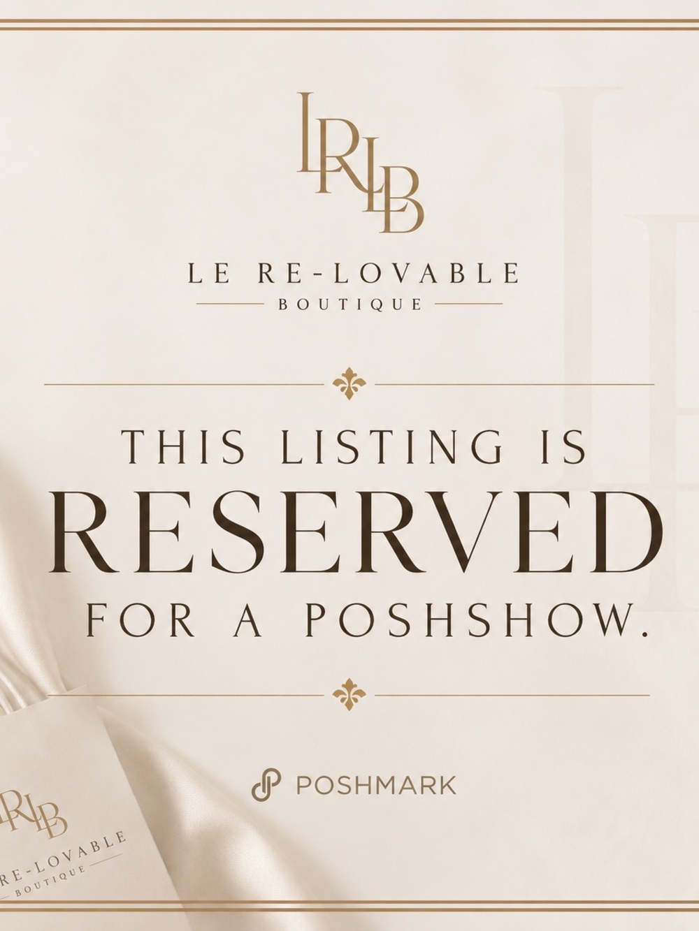 Reserved Listing